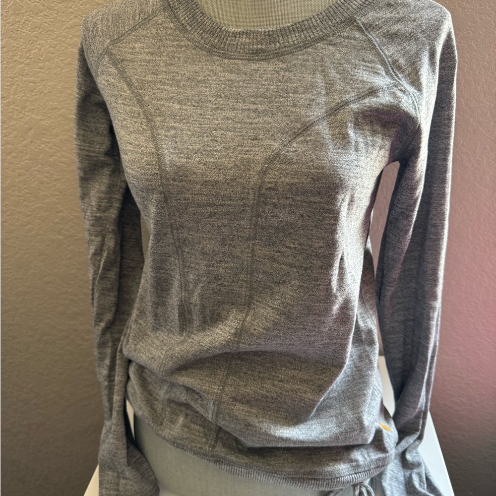 Lucy Heather Gray Knit Top